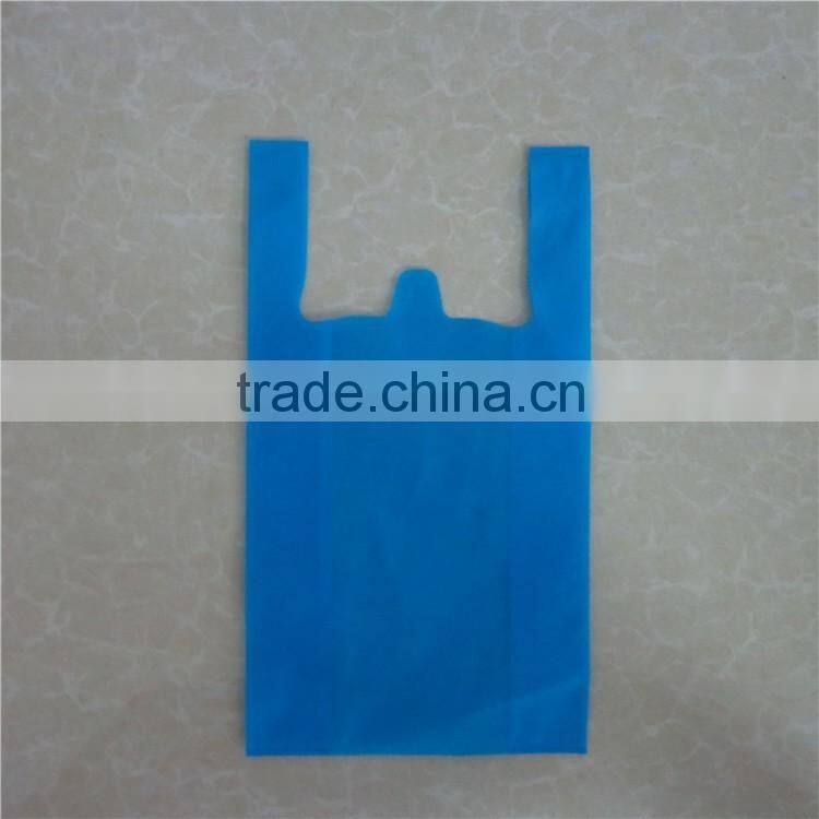 Shopping pp bag non woven bag t-shirt vest carrier handle shopping pp non woven bag
