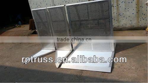 2014 portable aluminum crowd control stage barricade for concert
