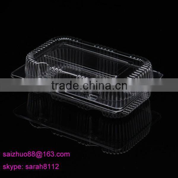 BOPS clear disposable cakes and pastry snack box packaging box for sweater