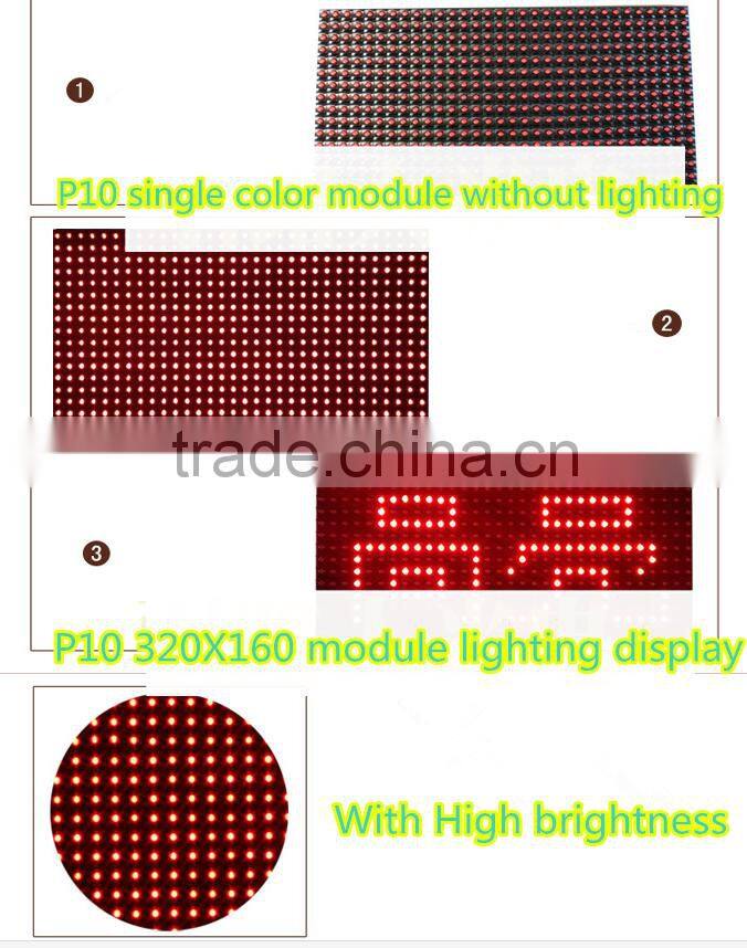 red p10 led module 32x16 sign board led panel xx test