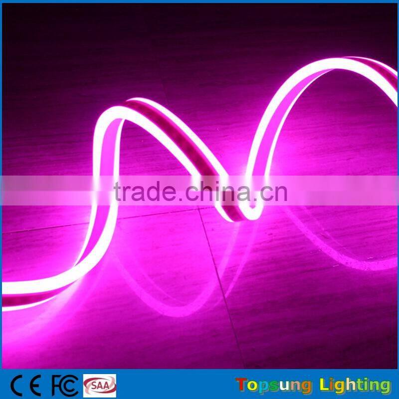 Pretty Double-sided orange ultra thin led neon flex for decoration