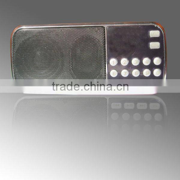 L-088 portable music radio speaker,OEM order is welcomed
