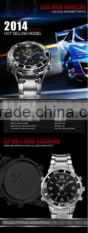 Good quality noble business metal men Sparkling silver wrist Watches mens watches