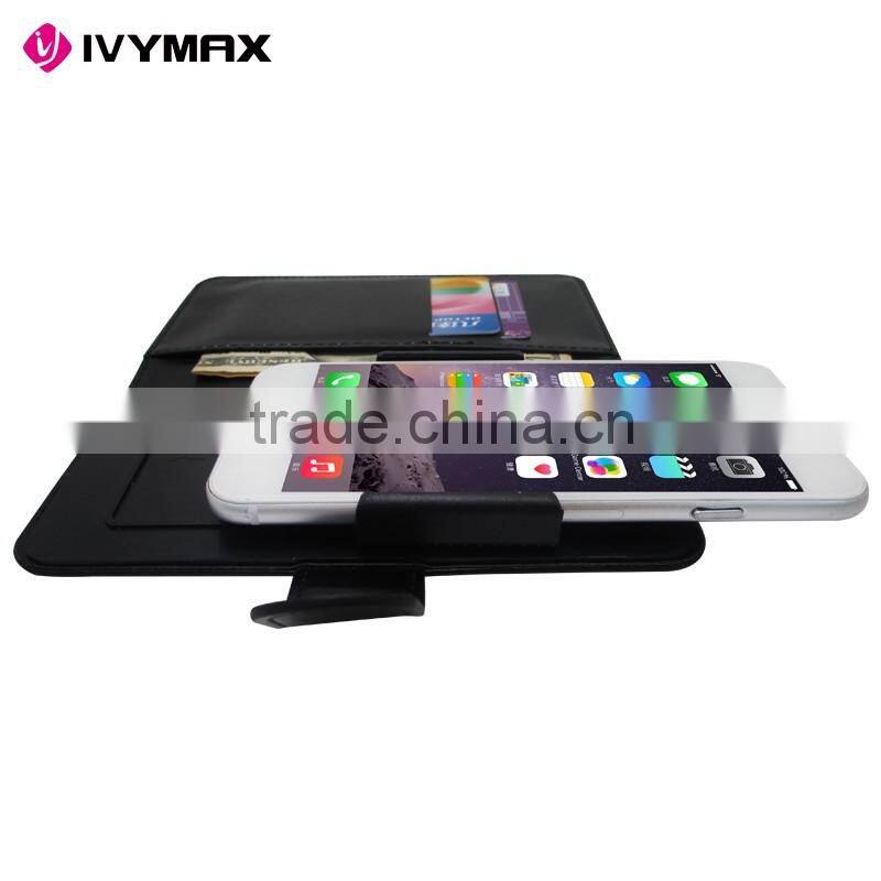 New arrival unique design leather universal flip phone case