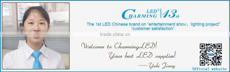 Aluminum base Polycarbonate Transparency DC24V Full color RGB led tube light for outdoor lighting project in 2016