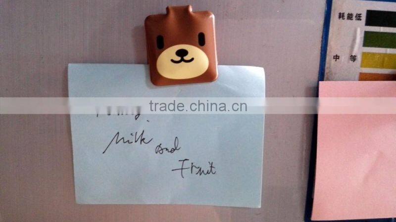 PVC animal printing fridge magnet clip , magnetic hook ,