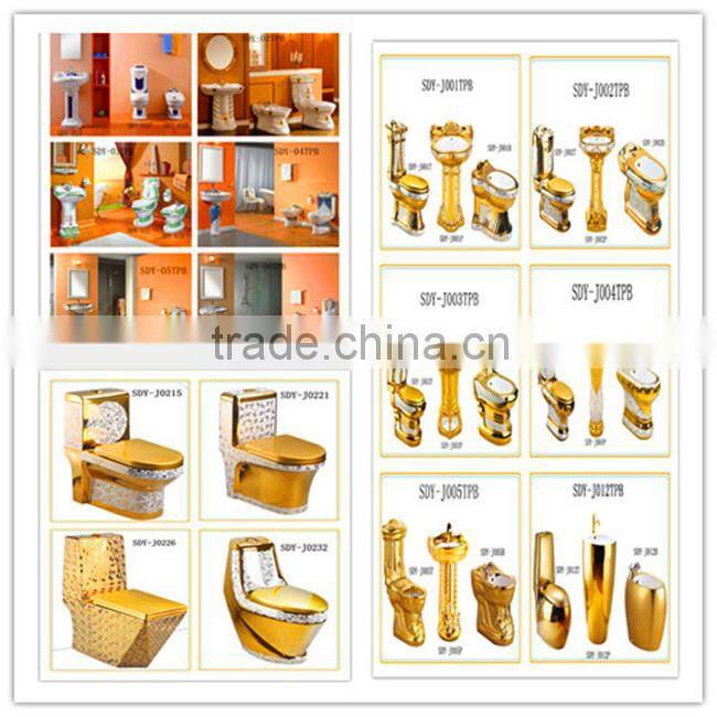hot sale ceramic wc pan with integrated s-trap bathroom squatting pan toilet