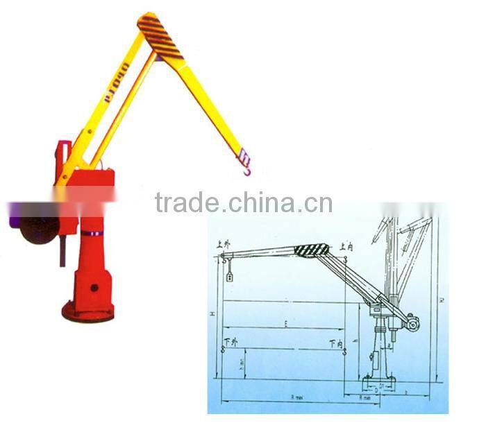 jib crane feature and new condition swing lift cranes