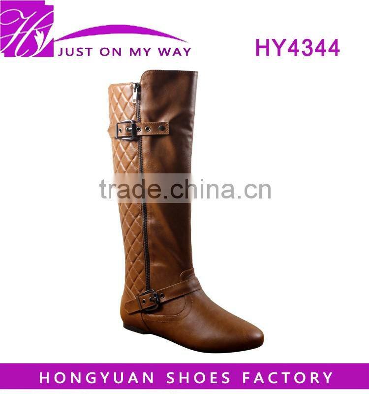 charming boots women winter flat knee boot