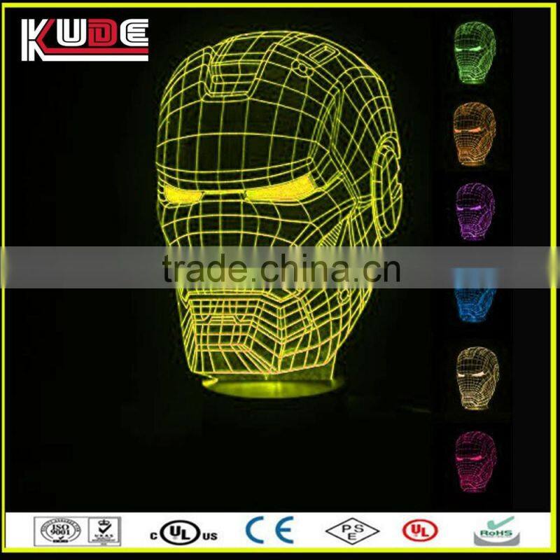 Foshan New Item 3D Illusion Fancy Table Lamps For Home Decoration