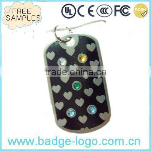 top sale cool stainless iron,zinc alloy plated metal swing tags