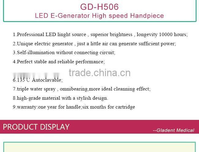 Cheap dental led handpiece high speed