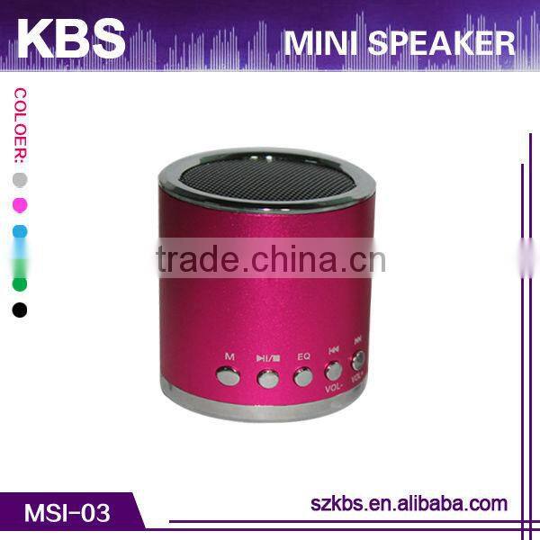 2013 Hot Selling mini speaker driver unit Compatible Micro SD/U-disk