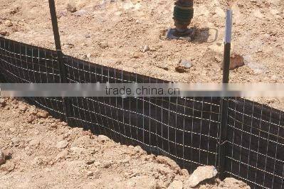 14GA 4"x4" 2'X100' with 3' 70GSM fabric Wire black silt fence