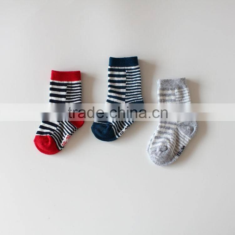 Free Size Pattern Colorful Striped Cute Baby Girl Hosiery Items Portugal Socks