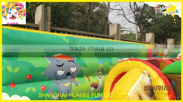 2015 customized inflatable castle manufacturer