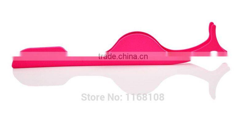 Hot Sale Practical Plastic False Eyelashes Extension Applicator Remover Clip Tweezer Nipper Tool Pink