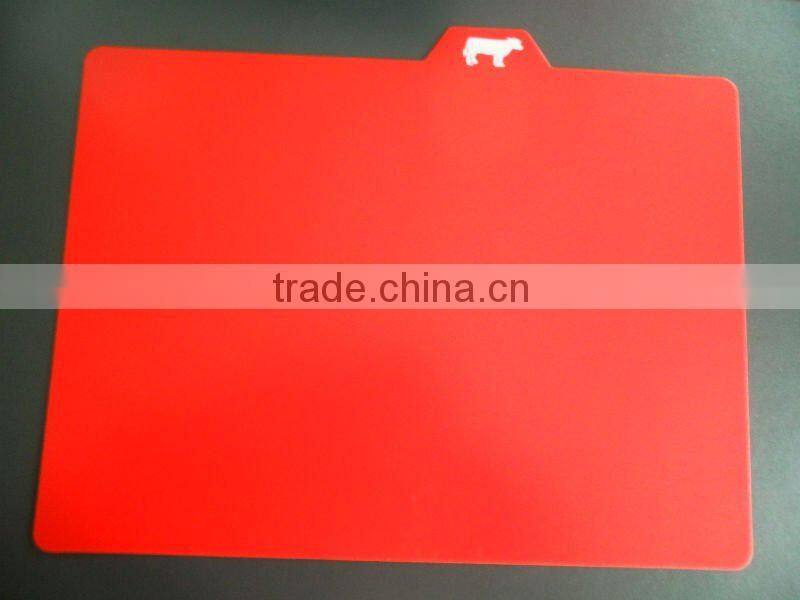 plastic antipskiding chopping board