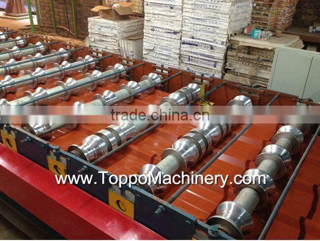 European Standard Color Steel Roofing Sheet Making Machine Made in China