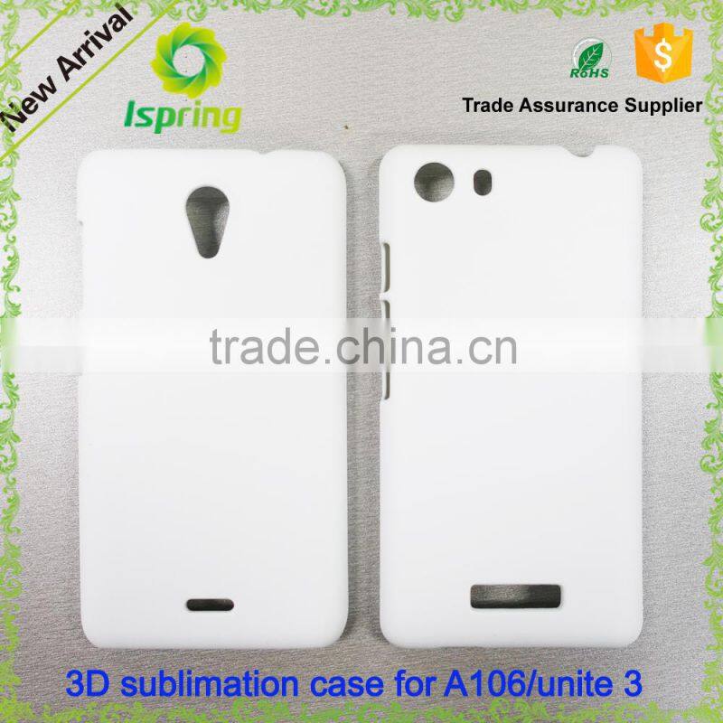 Newest product originality 3d sublimation blank case for htc for promotion