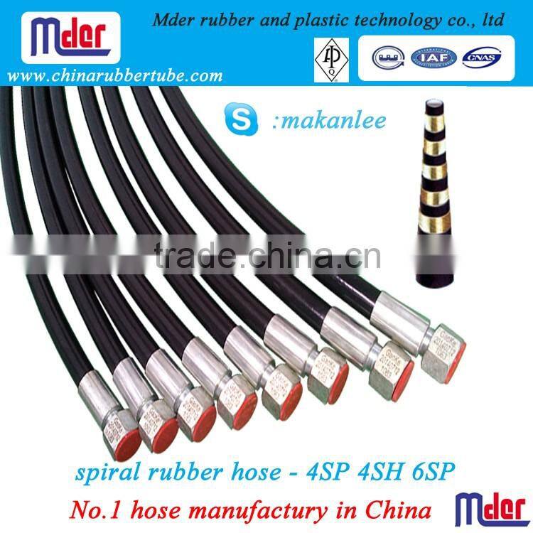 high quality hydraulic hoses SAE 100 R9 R12 EN 856 4SH 4SP