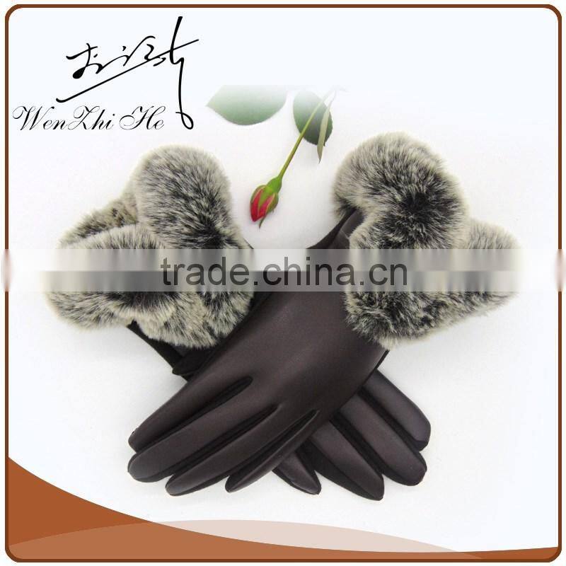 Outdoor Sports Ladies' Leather Gloves In Winter