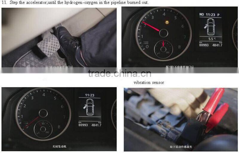 New invention!Let us make everyone's effort for environment protection!LCD car engine carbon cleaning machine SZ-1500