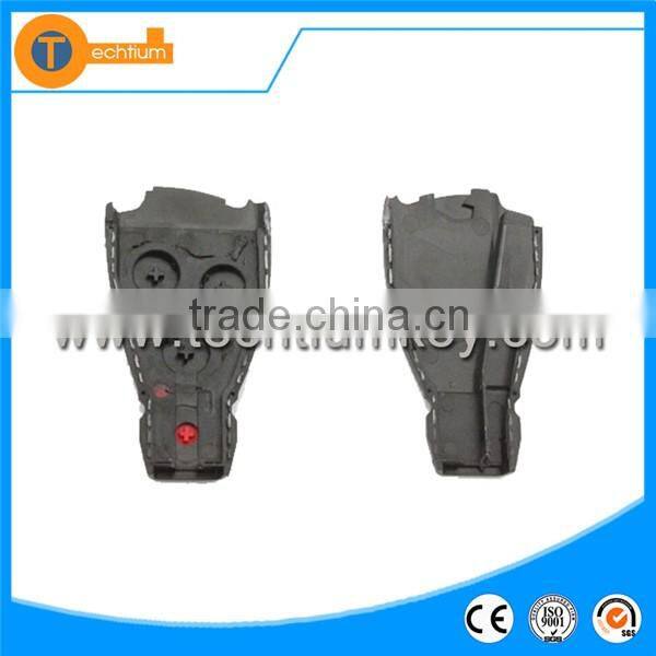 3 + 1 4 button smart remote key blank case shell cover with logo and soft key fob for Mercedes Benz M S C E CLS CL