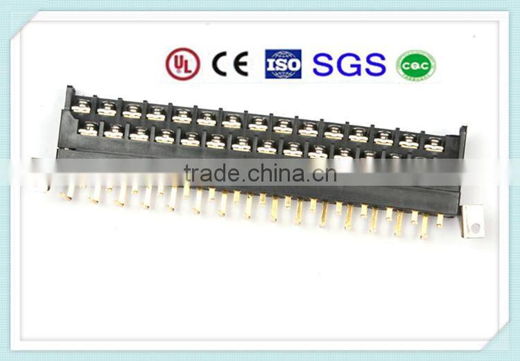 Brass Terminal Block Connector 4KDS 300V 10A 9.525mm Pitch