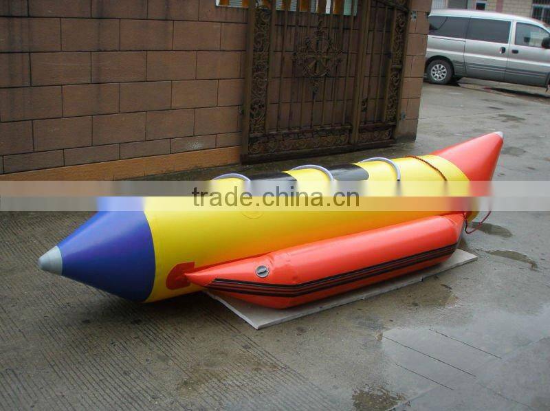 8 seats inflatable banana boat inflatable water games