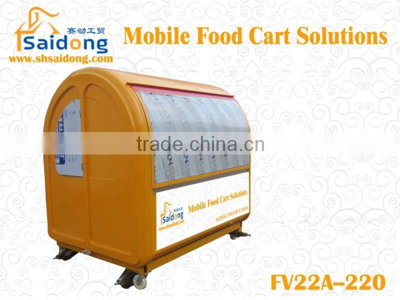 Food vending cart cars for sale mobile restaurant trailer