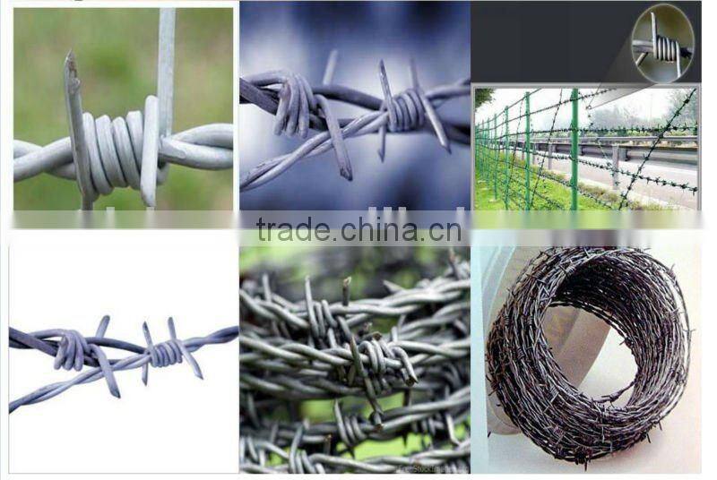 galvanized twist barbed wire