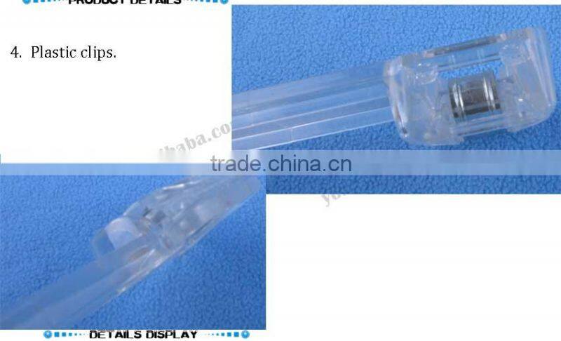 transparent plastic clip trousers hanger