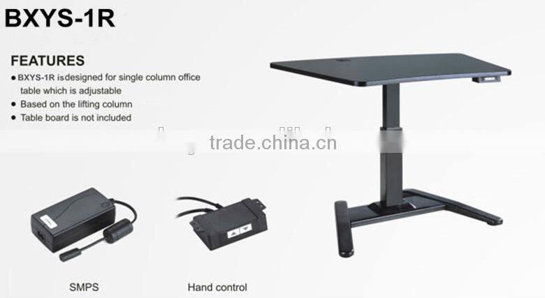 Ergonomic height adjustable computer desk and standard desk height with CE/SGS/UL certification