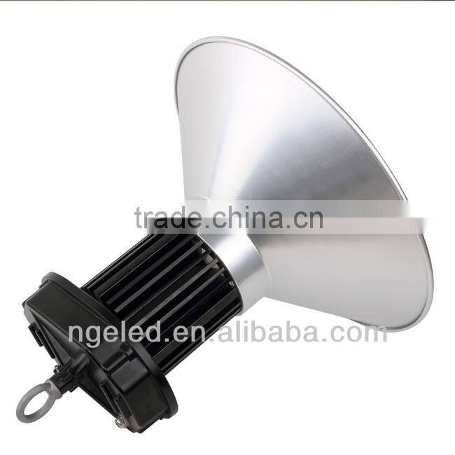 IP65 Bridgelux COB UL driver aluminum alloy or PC reflector 100w waterproof led high bay light