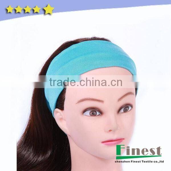 Elastic cotton headbands, custom colourful sweat headbands