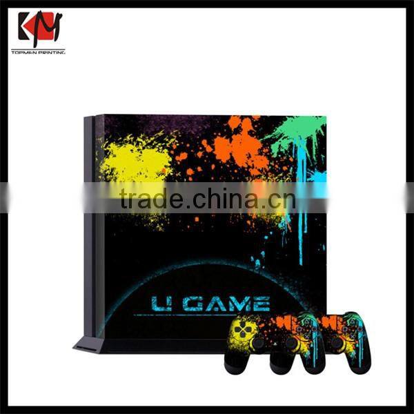 Colorful Skin Sticker For Sony Playstation 4 Customized Sticker For Ps4 Games