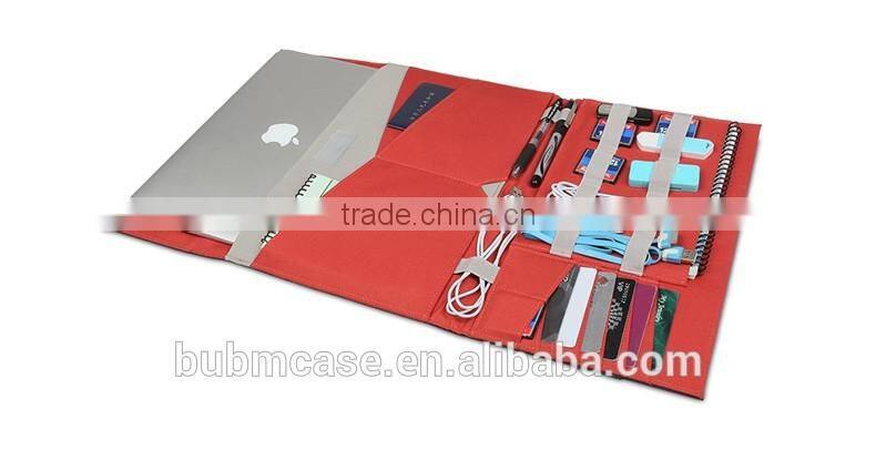 BUBM 2016 folding colorful design slim for macbook case , notebook handbag ,bag for macbook11"13"