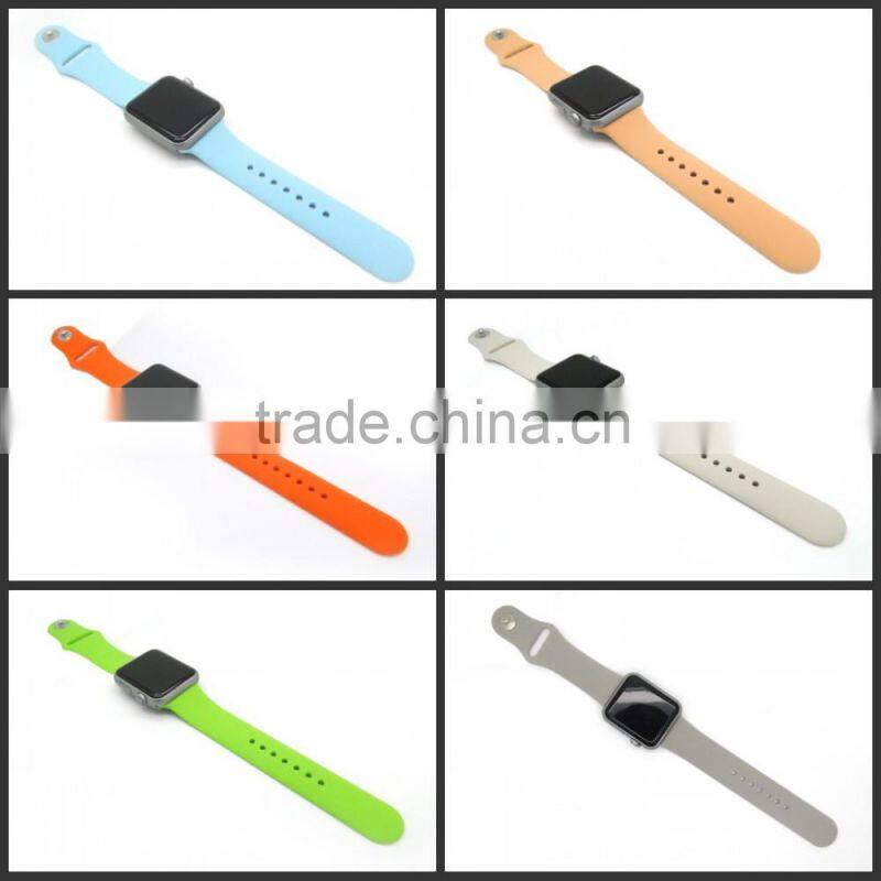 2016 popular colorful silicone watch belt changed watch belt