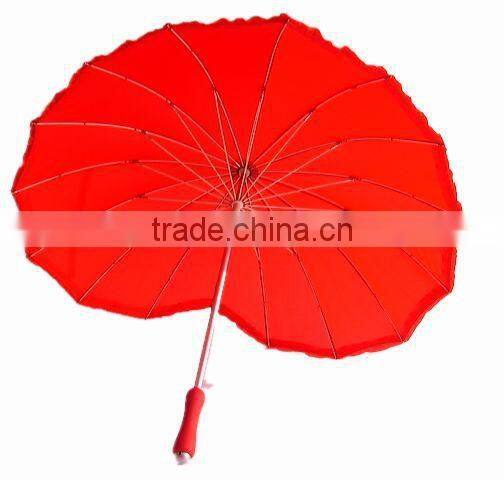 high quality heart umbrella straight umbrella wedding souvenir umbrella