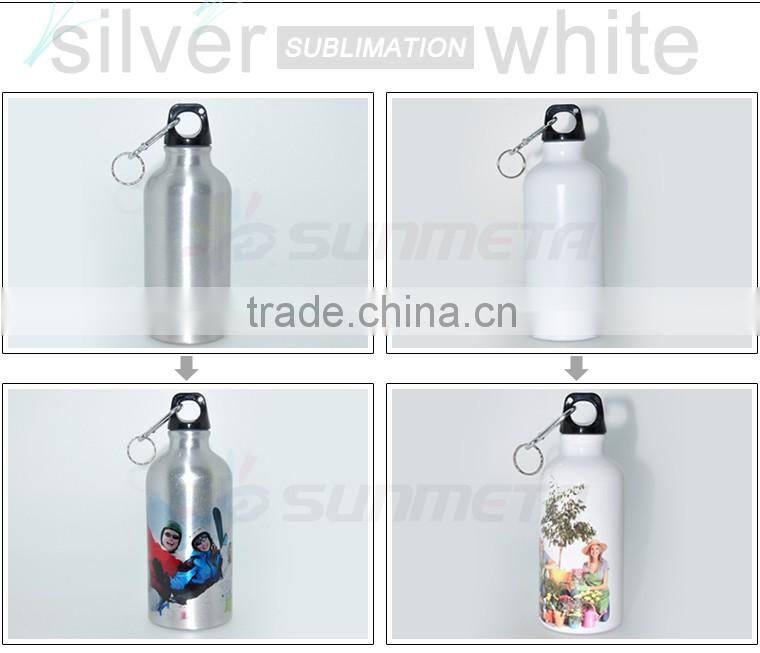 Wholesale sublimation 600ml blank sport aluminum water bottles personalized