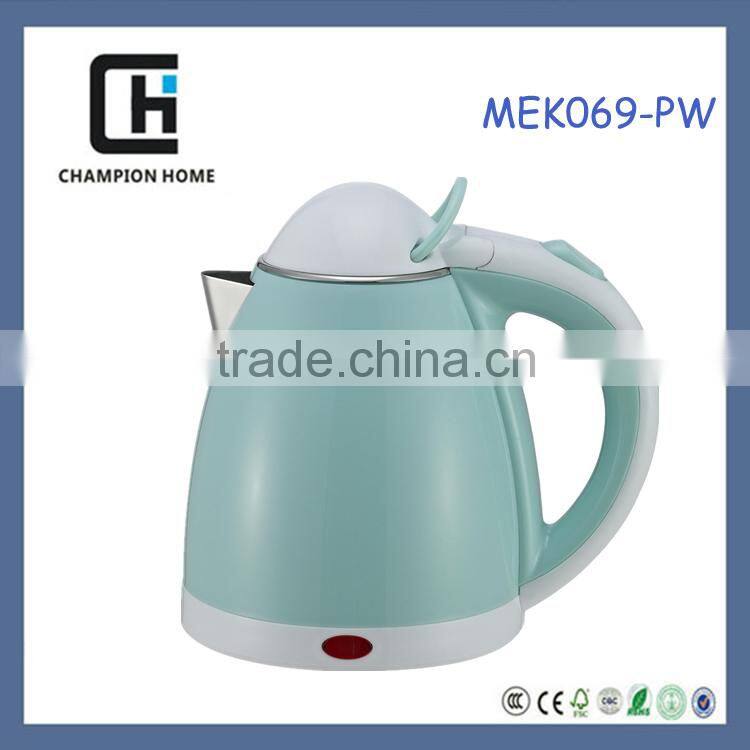 1350W Chinese famous controller high quality PP wrapping double wall electric fast kettle