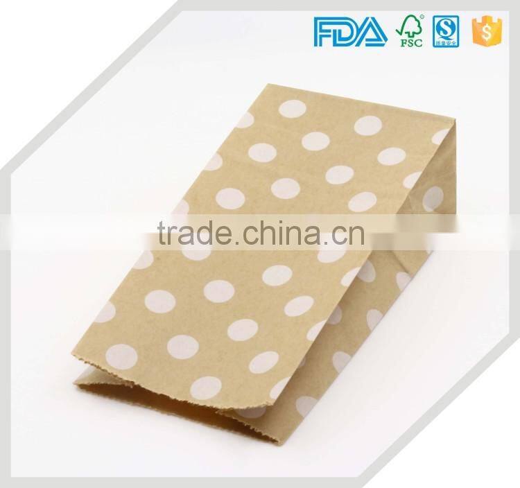 food grade Biodegradable kraft paper bag for sugar packaging