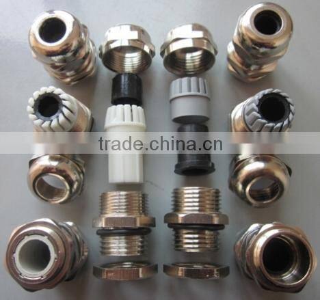 VDE confirmed brass compression cable gland