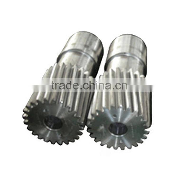 Precision steel fiber helical shafts