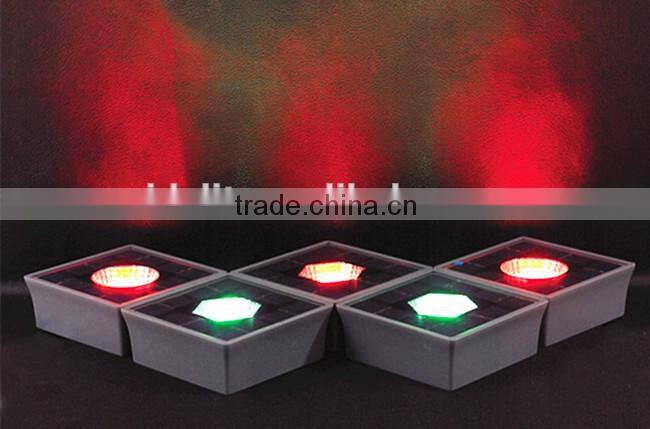 Cordless ground mounted solar paver light