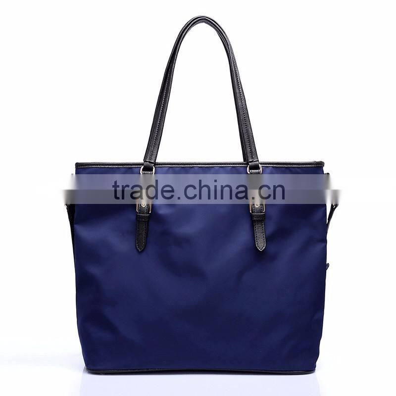 CC1049A-New arrival women fashion hot sale saffiano PU nylon shopper bags 2016