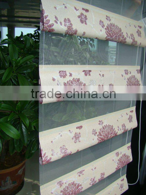 100% polyester Peacock shade fabric