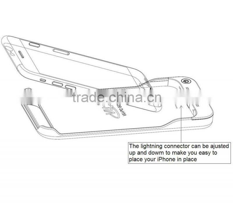 MFI approved power case for iphone 6 super slim and high capacity