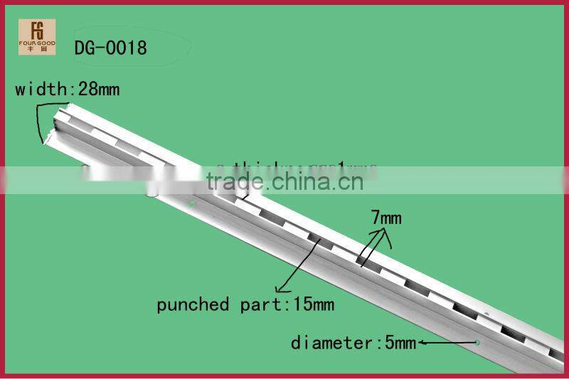 A2 Metal channel / double hole hanging rail
